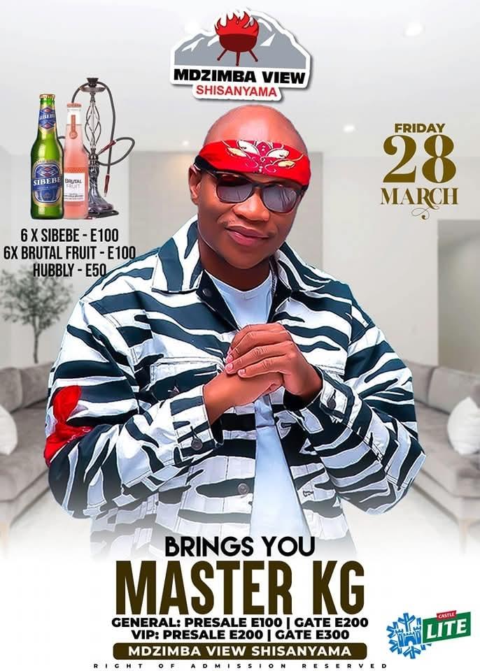 Mdzimba View Shisanyama Brings You Master KG Pic